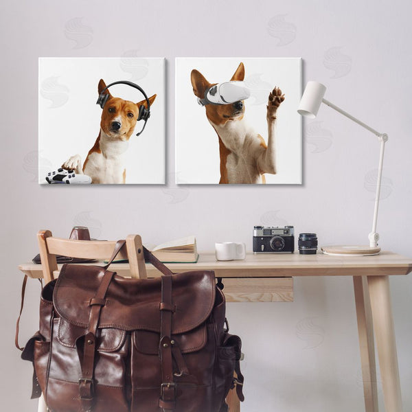 Stupell Industries CAD Designs | Video Game Dogs With VR