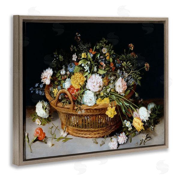 Stupell Industries CAD Designs | Vintage Flower Basket Wall Art