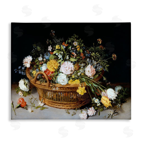 stupell industries CAD Designs | Vintage Flower Basket Wall Art
