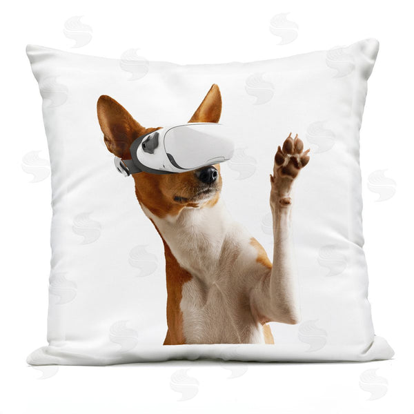 Stupell Industries CAD Designs | VR Gamer Dog Printed Throw Pillow
