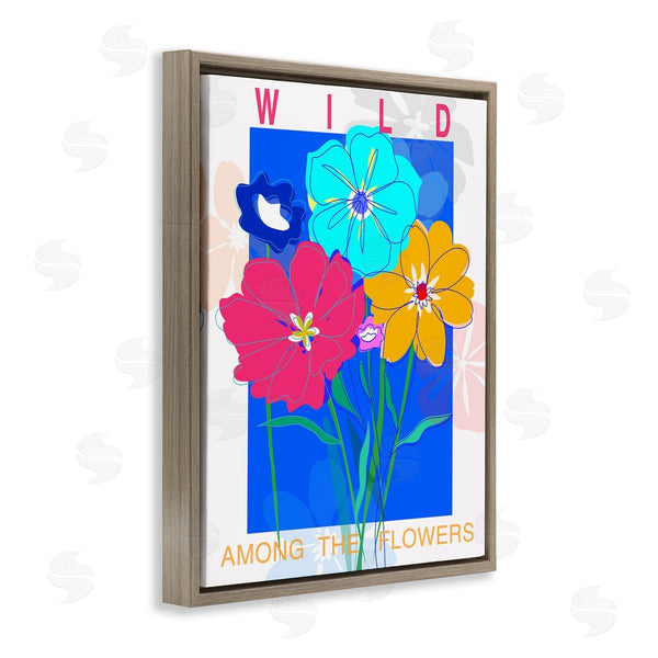Stupell Industries CAD Designs | Wild Among The Flowers Wall Art