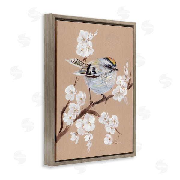 Stupell Industries Cady Driver | Apple Blossom Branch With Bird Wall Art