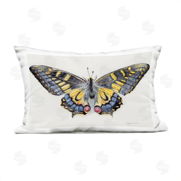 Stupell Industries Cady Driver | Beautiful Symmetrical Moth Wings Printed Throw Pillow