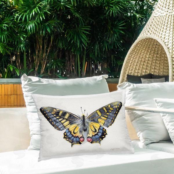 Stupell Industries Cady Driver | Beautiful Symmetrical Moth Wings Printed Throw Pillow