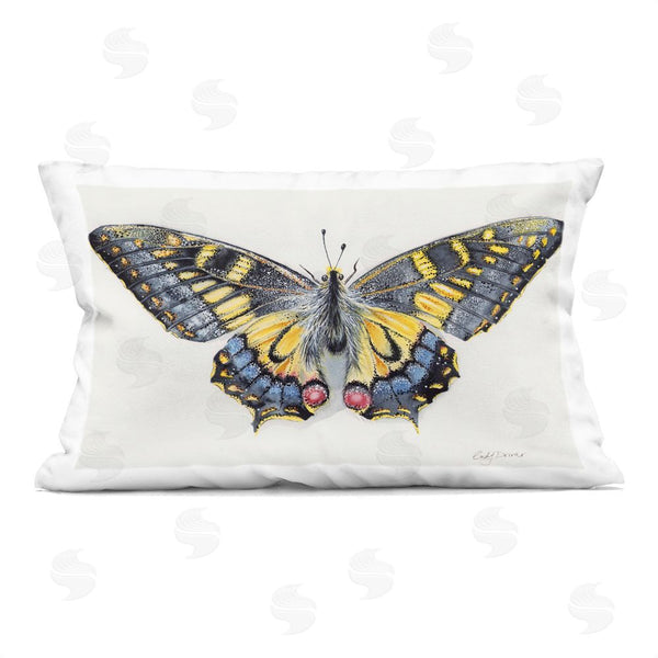 stupell industries Cady Driver | Beautiful Symmetrical Moth Wings Printed Throw Pillow