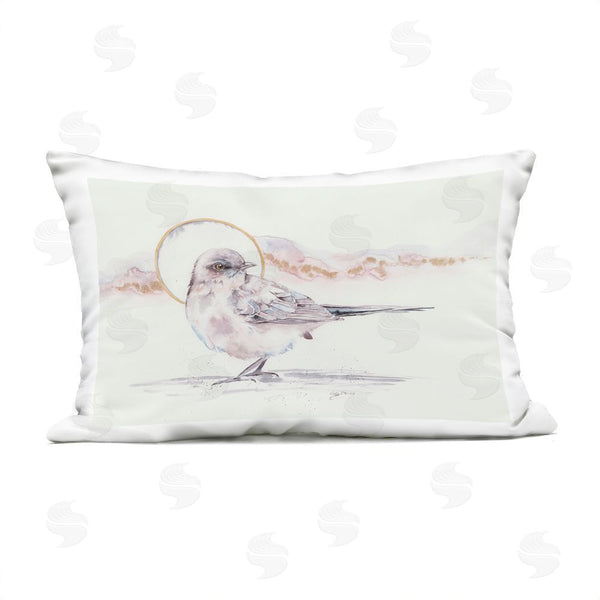 Stupell Industries Cady Driver | Bird & Moon Watercolor Printed Throw Pillow