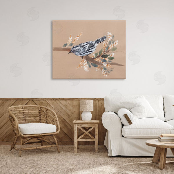Stupell Industries Cady Driver | Bird On Delicate Branch Wall Art