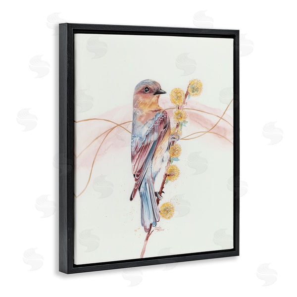 Stupell Industries Cady Driver | Bird & Yellow Puffy Flowers Wall Art