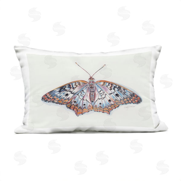 Stupell Industries Cady Driver | Delicate Moth With Detailed Pattern Printed Throw Pillow