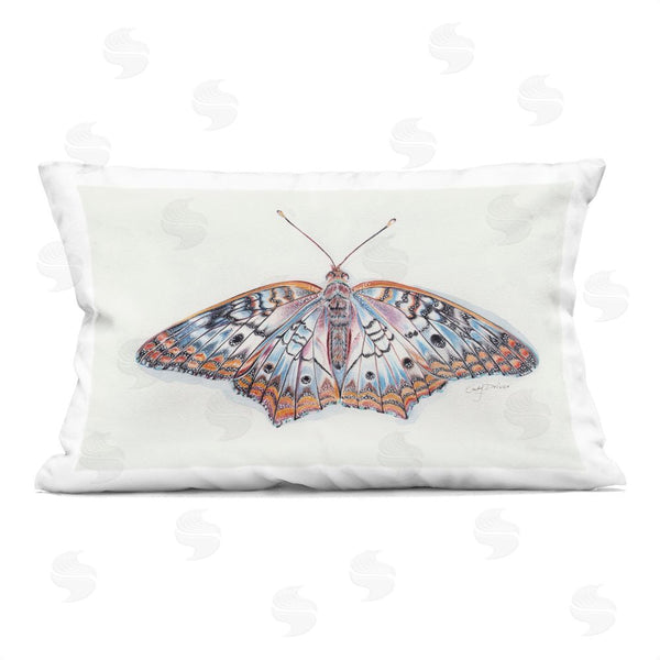 stupell industries Cady Driver | Delicate Moth with Detailed Pattern Printed Throw Pillow