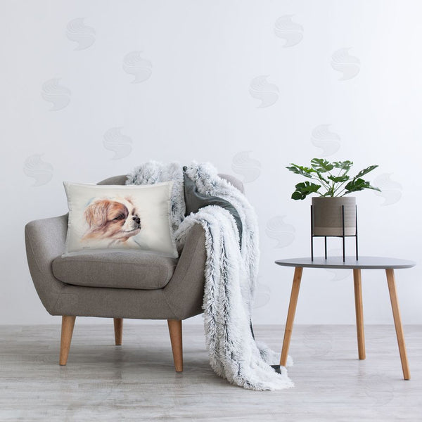 Stupell Industries Cady Driver | Expressive Dog Face Portrait Printed Throw Pillow