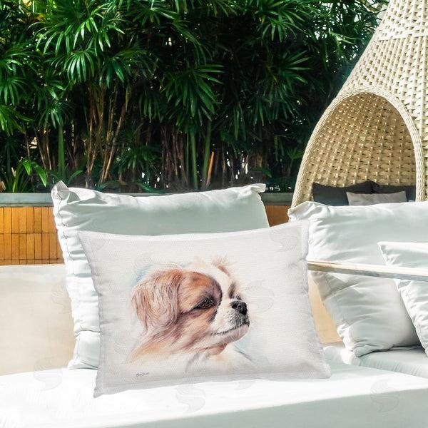 Stupell Industries Cady Driver | Expressive Dog Face Portrait Printed Throw Pillow