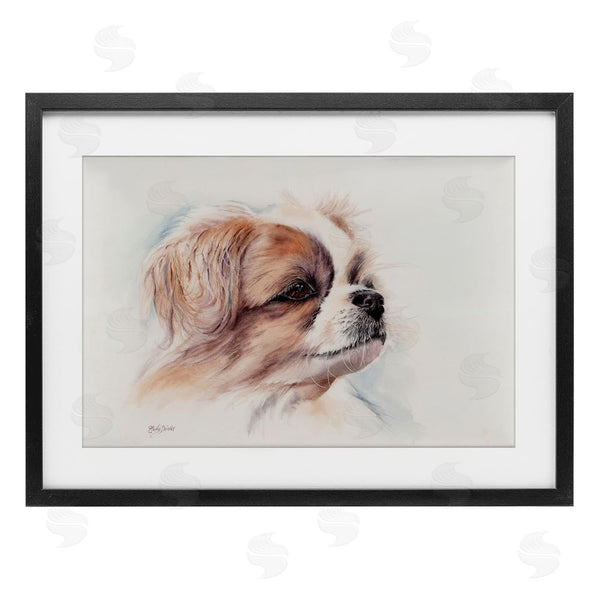 stupell industries Cady Driver | Expressive Dog Face Portrait Wall Art