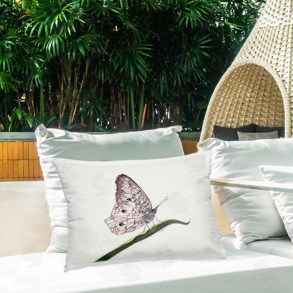 Stupell Industries Cady Driver | Intricate Butterfly On Twig Printed Throw Pillow