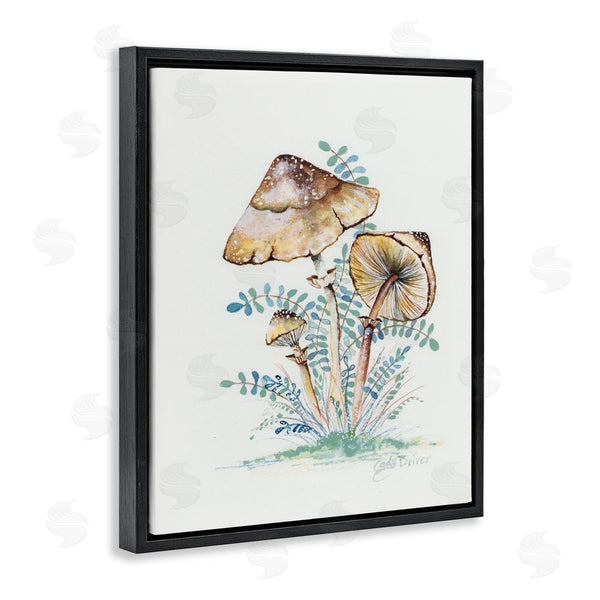 Stupell Industries Cady Driver | Natural Forest Mushrooms Trio Wall Art