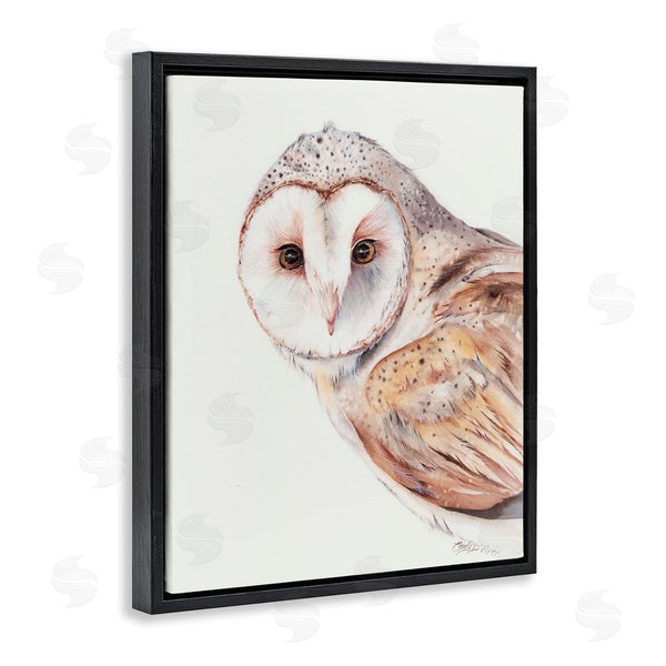 Stupell Industries Cady Driver | Peeking Barn Owl Gaze Wall Art