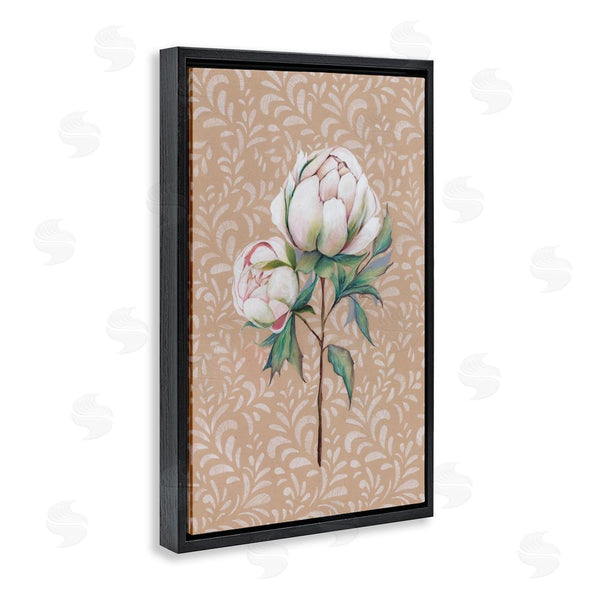 Stupell Industries Cady Driver | Peony Sprouts Over Leaf Pattern Wall Art
