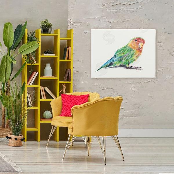 Stupell Industries Cady Driver | Rainbow Gradient Parakeet Wall Art