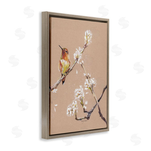 Stupell Industries Cady Driver | Resting Hummingbird On Branch Wall Art