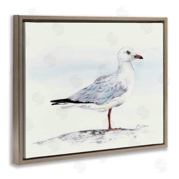 Stupell Industries Cady Driver | Seagull On Sand Portrait Wall Art