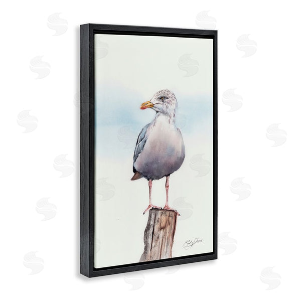 Stupell Industries Cady Driver | Seaside Seagull Perch Wall Art