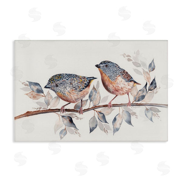 stupell industries Cady Driver | Speckled Bird Pair on Branch Wall Art