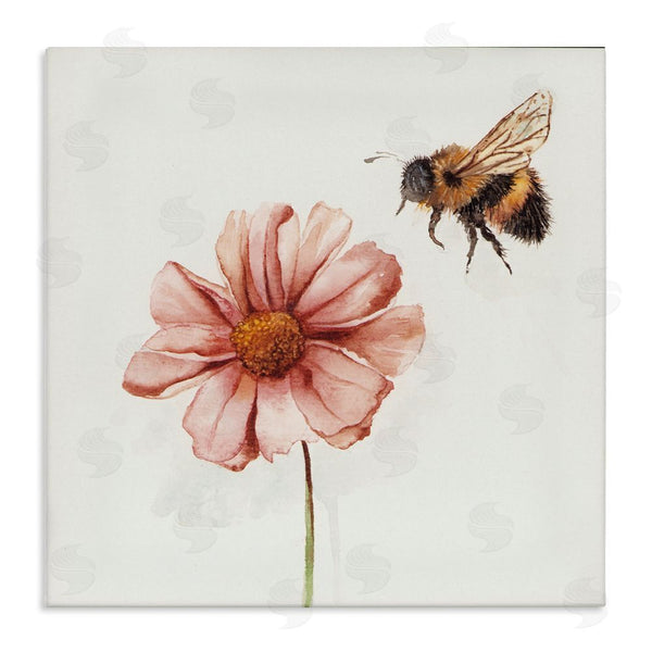stupell industries Cady Driver | Spring Pollination Bee Wall Art