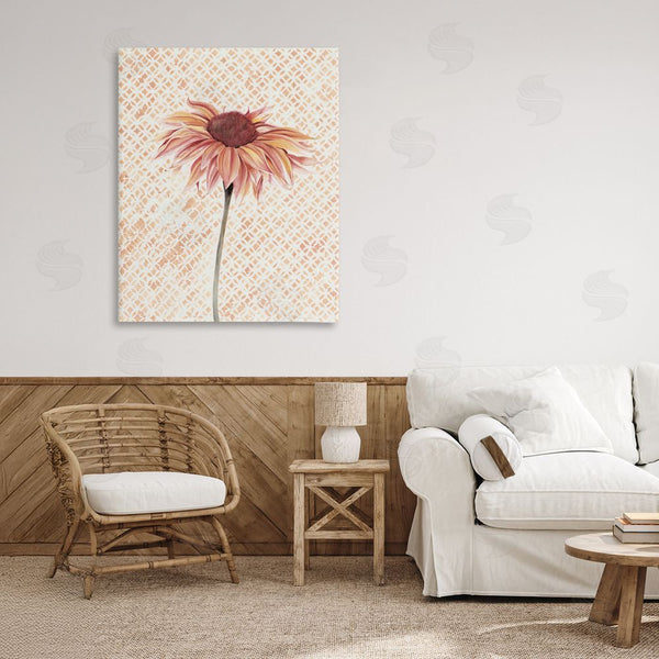 Stupell Industries Cady Driver | Sunflower On Detailed Pattern Wall Art