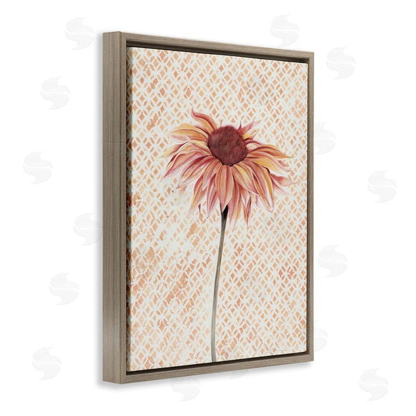 Stupell Industries Cady Driver | Sunflower On Detailed Pattern Wall Art