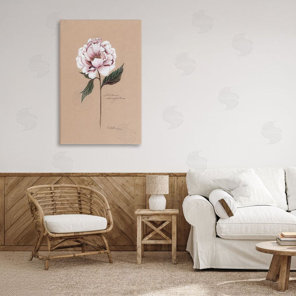 Stupell Industries Cady Driver | Vintage Flower Rounded Petals Wall Art
