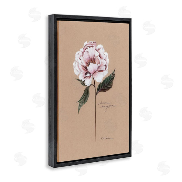 Stupell Industries Cady Driver | Vintage Flower Rounded Petals Wall Art