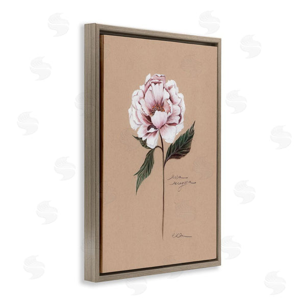 Stupell Industries Cady Driver | Vintage Flower Rounded Petals Wall Art