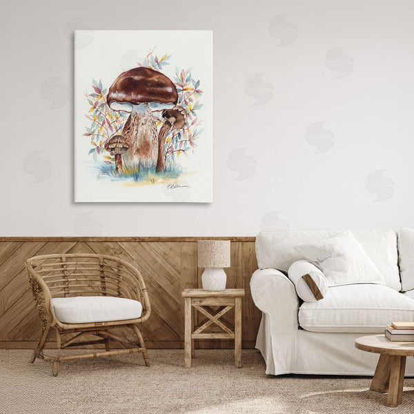 Stupell Industries Cady Driver | Woodland Mushrooms Triplet Wall Art