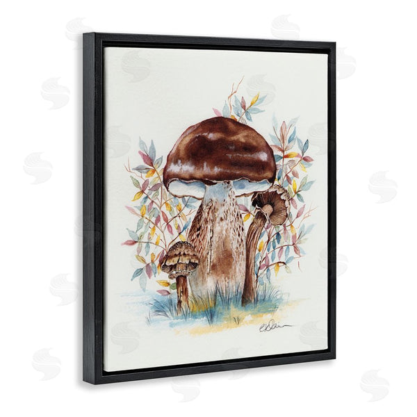Stupell Industries Cady Driver | Woodland Mushrooms Triplet Wall Art