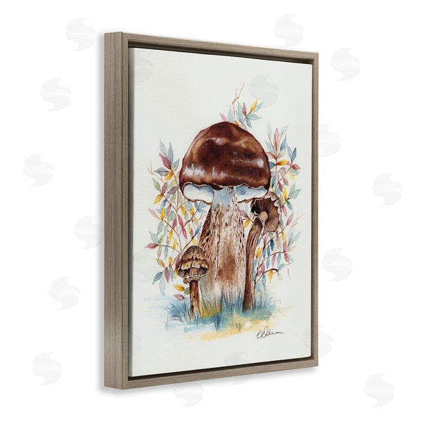 Stupell Industries Cady Driver | Woodland Mushrooms Triplet Wall Art