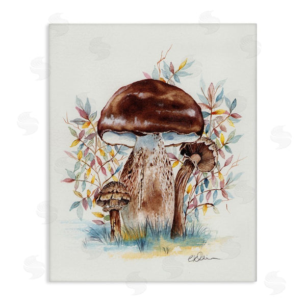 stupell industries Cady Driver | Woodland Mushrooms Triplet Wall Art