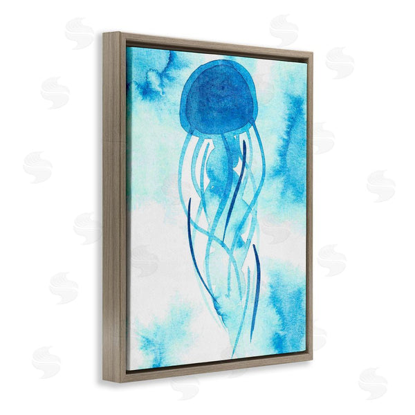 Stupell Industries Camila Juncos | Blue Jellyfish Expression