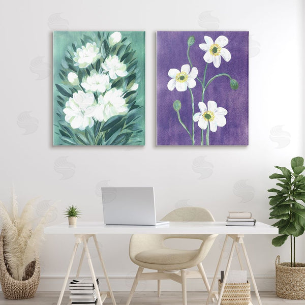 Stupell Industries Camila Juncos | Painterly Jasmine & Poppies Wall Art