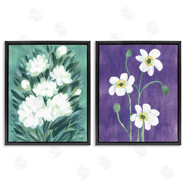 Stupell Industries Camila Juncos | Painterly Jasmine & Poppies Wall Art