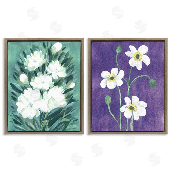 Stupell Industries Camila Juncos | Painterly Jasmine & Poppies Wall Art