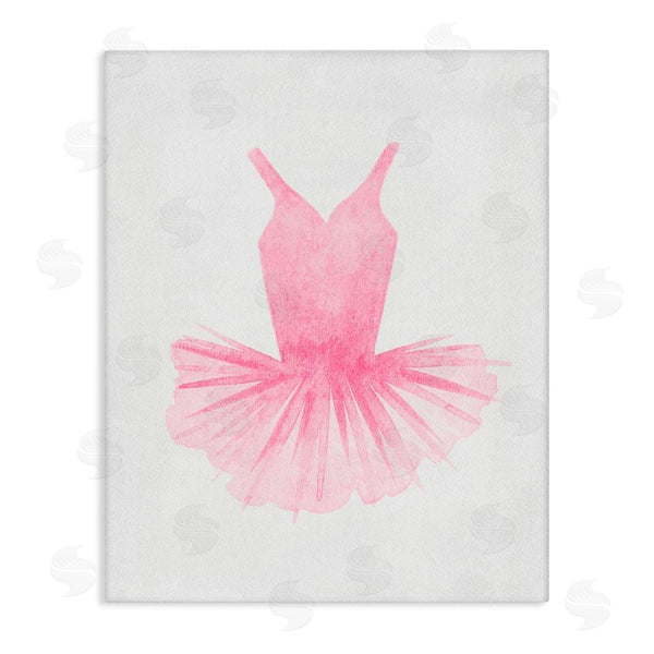 stupell industries Camila Juncos | Pink Ballerina Tutu Watercolor