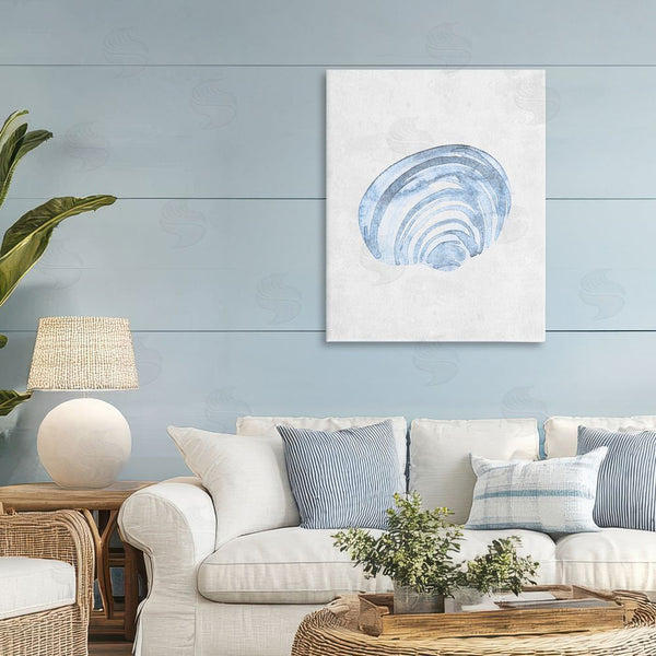 Stupell Industries Camila Juncos | Sea Snail Subtle Blue