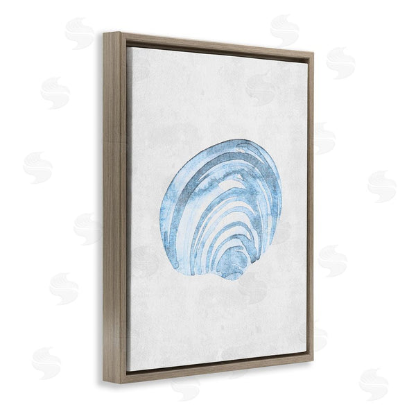 Stupell Industries Camila Juncos | Sea Snail Subtle Blue