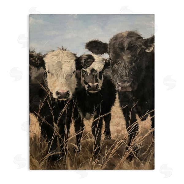stupell industries Carla D'aguanno | All In Cow Family Wall Art