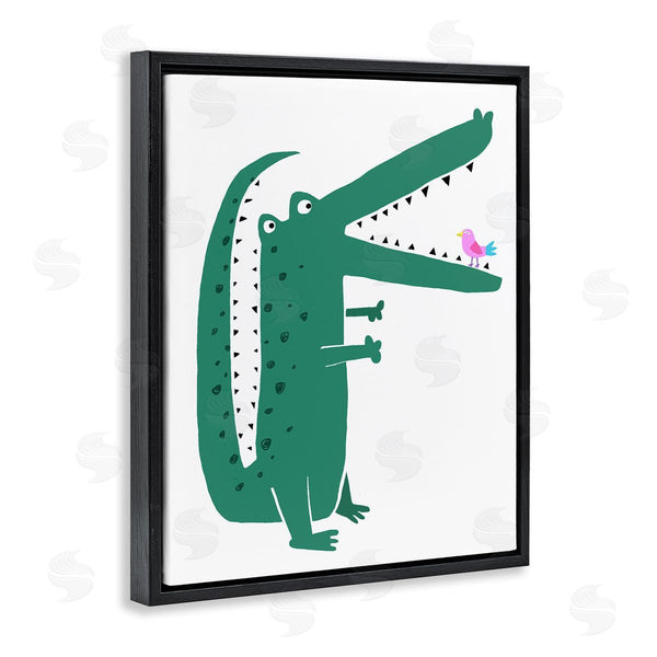 Stupell Industries Carla Daly | Alligator & Bird Friends