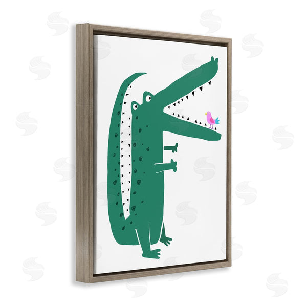 Stupell Industries Carla Daly | Alligator & Bird Friends