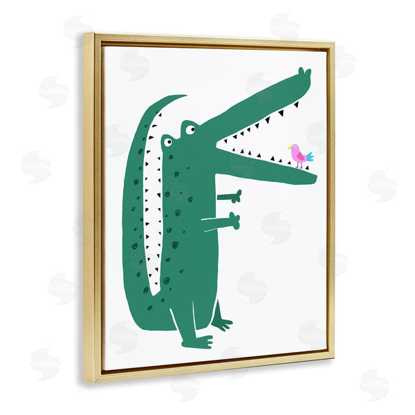 Stupell Industries Carla Daly | Alligator & Bird Friends