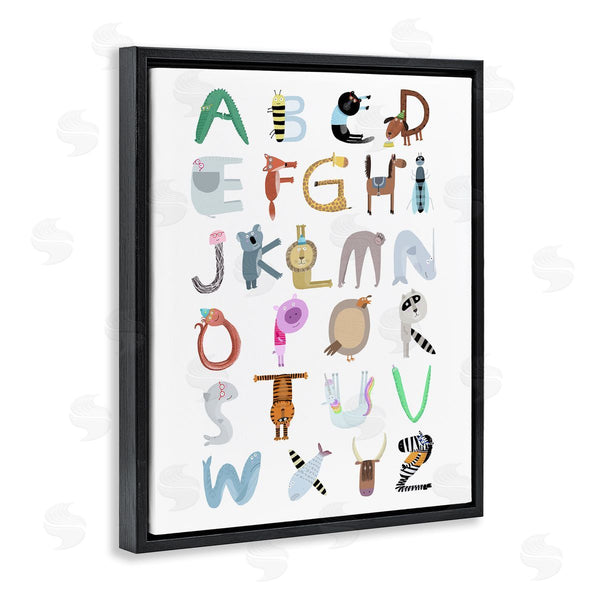 Stupell Industries Carla Daly | Animal Shaped Alphabet