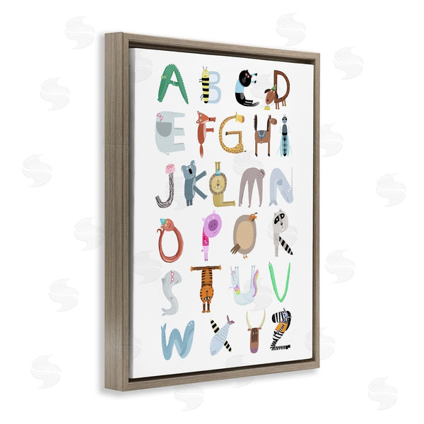 Stupell Industries Carla Daly | Animal Shaped Alphabet