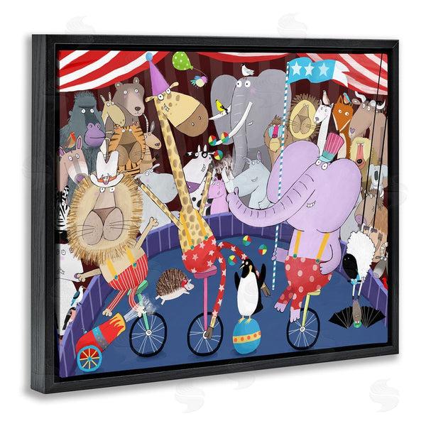 Stupell Industries Carla Daly | Animals In Circus Scene Wall Art